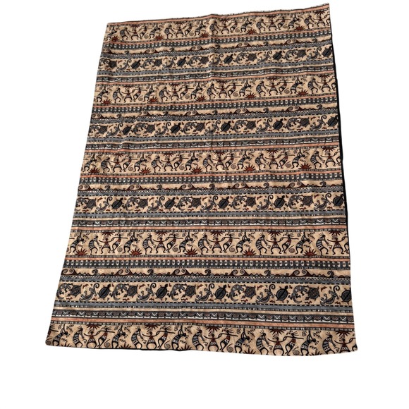 Other - Vintage Southwestern Woven Tapestry Kokopelli Gecko Desert Table Runner 49x35